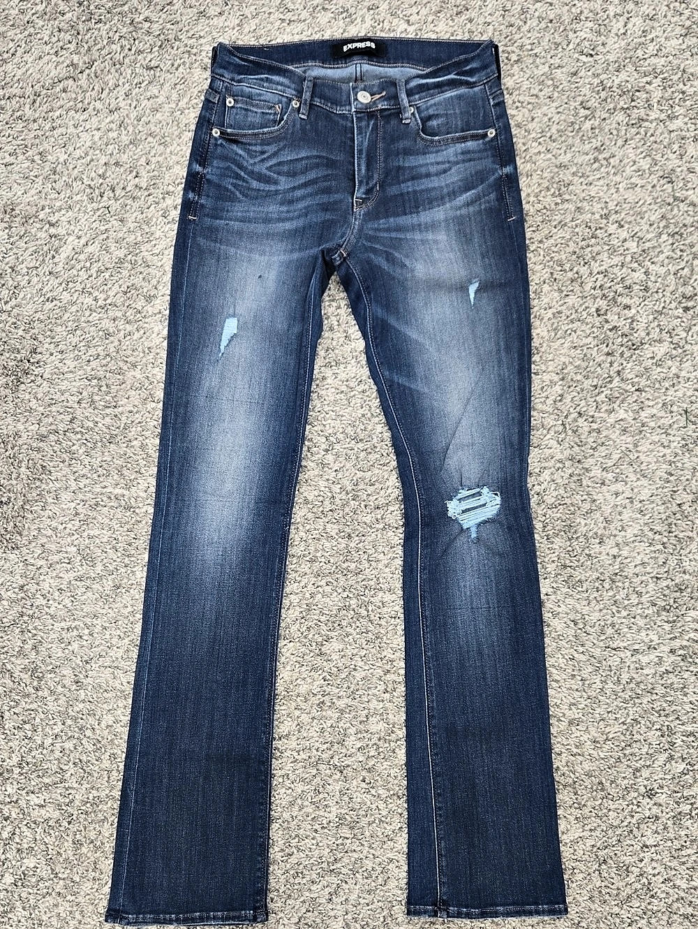 Express Barely Boot Mid Rise Bootcut Jeans Size 6R